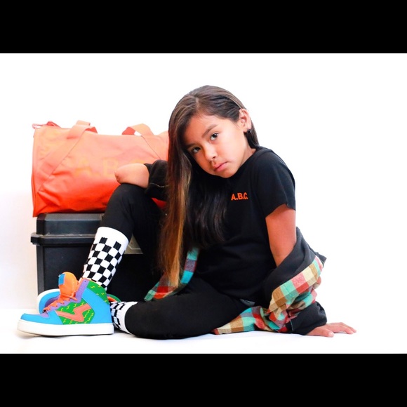 Rugrats Chuckie cartoon inspired kid sneakers - Picture 4 of 8